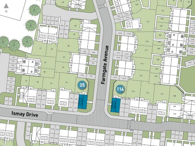 Floor plan 2 bedroom houses - artist's impression subject to change